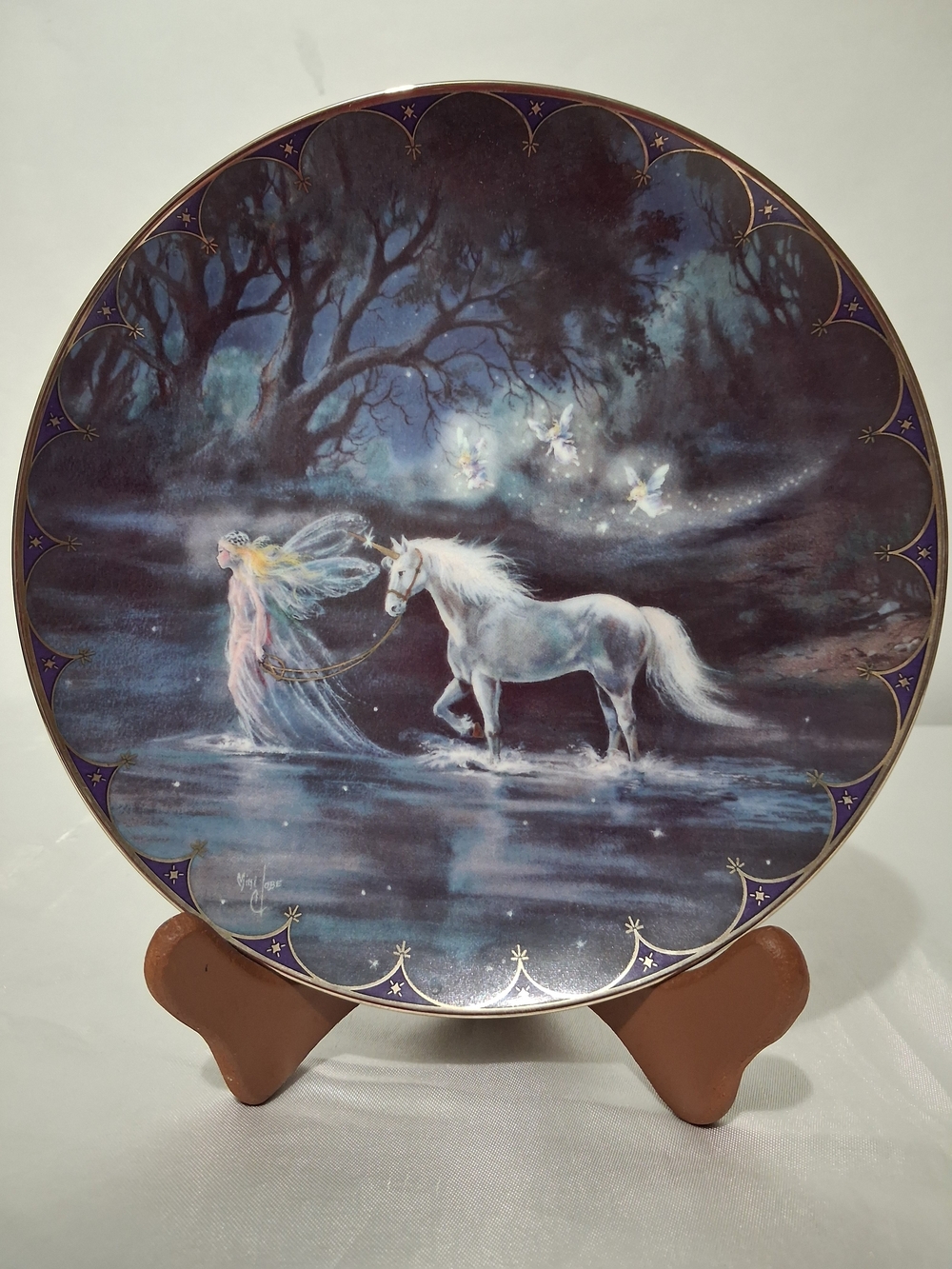 The Bradford Exchange Trails Of Starlight Fairyland Collection 8 In. Plate